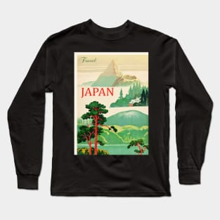 Japan vintage travel Long Sleeve T-Shirt